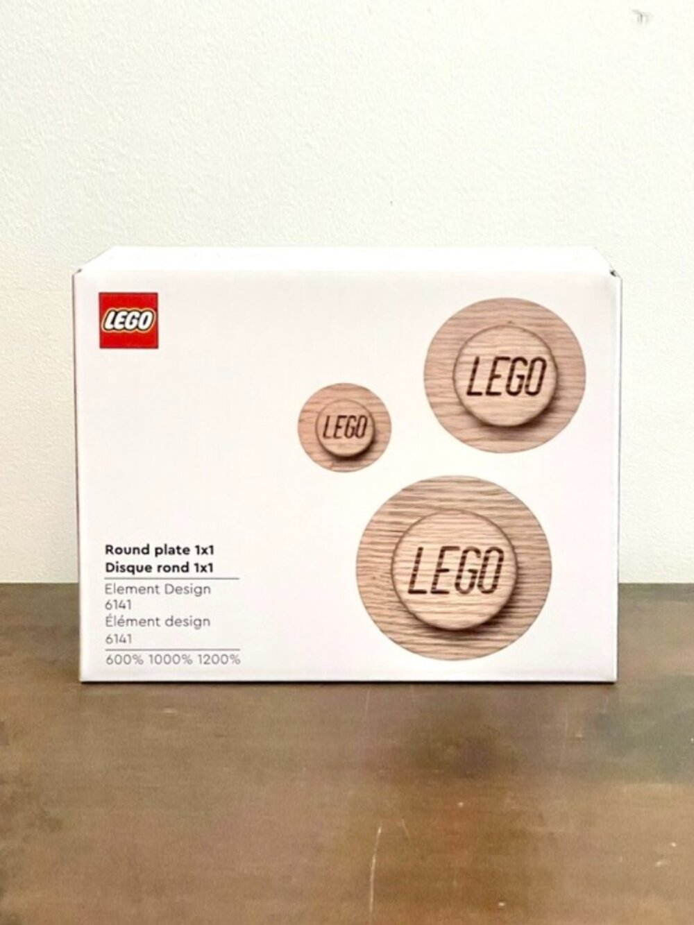 LEGO 5007114 Wooden Wall Hanger Set Light Oak NIB New in Hand